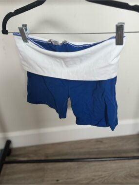 Y2K fold over shorts